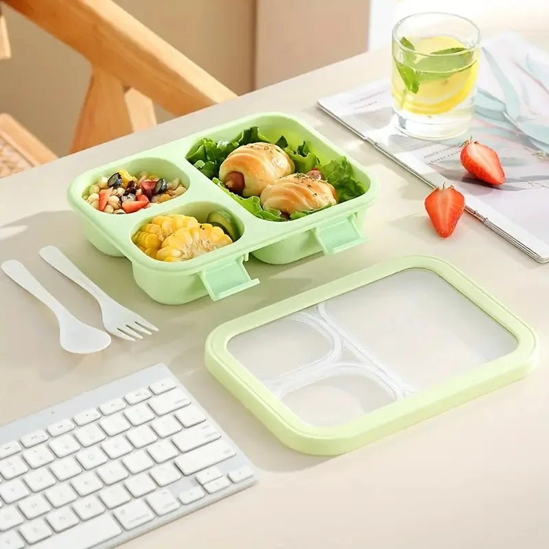 Stackable Bento Lunch Box with Carry Handles