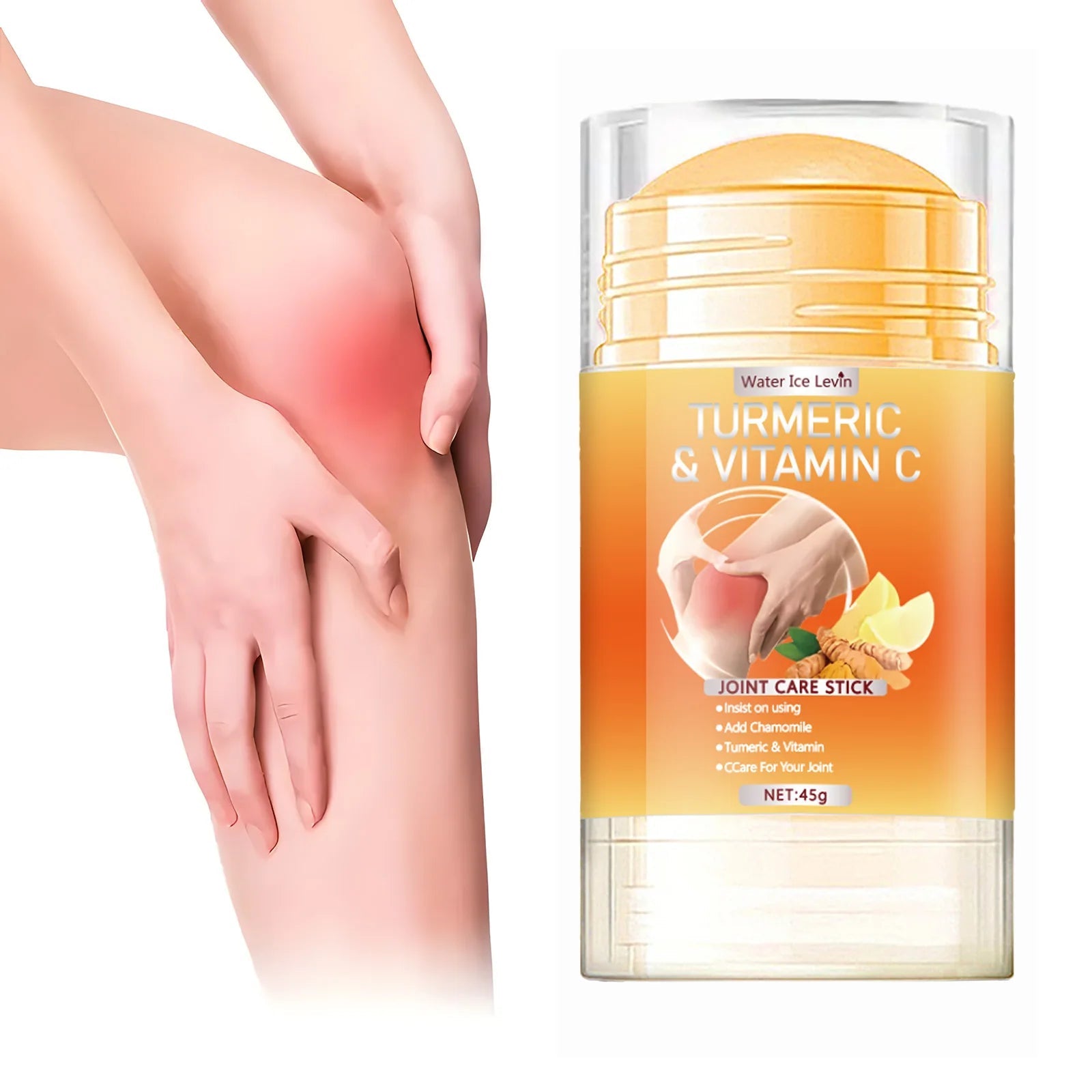 Turmeric Vitamin C Joint Bar - Hypoallergenic Soothing Moisturizer with Natural Honey, Glycerin and Vitamin C for All Skin Types