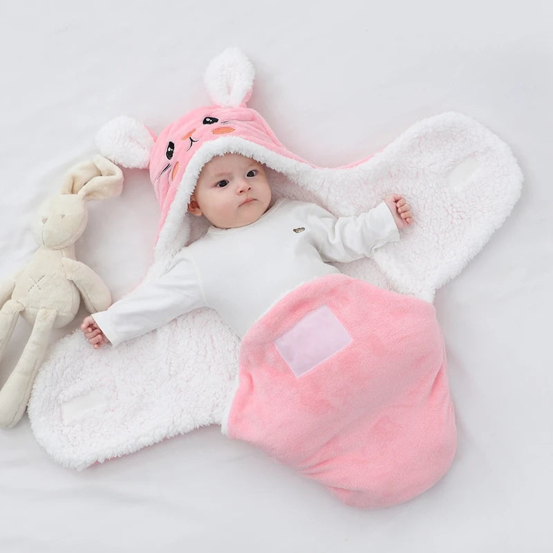 Soft Flannel Baby Sleepsack – Cozy Autumn Winter Wrap