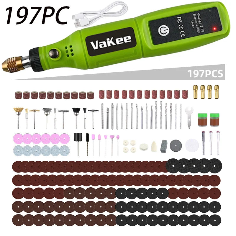 Rechargeable Mini Rotary Tool and Engraving Pen