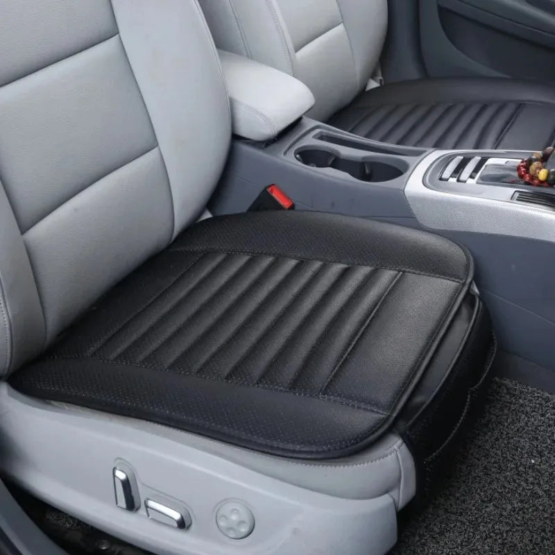 Car Seat Covers Protectors,Luxury PU Leather Breathable Car Interior Seat Cushion Pad Mat for Sedan SUV Truck Jeep Mini Van