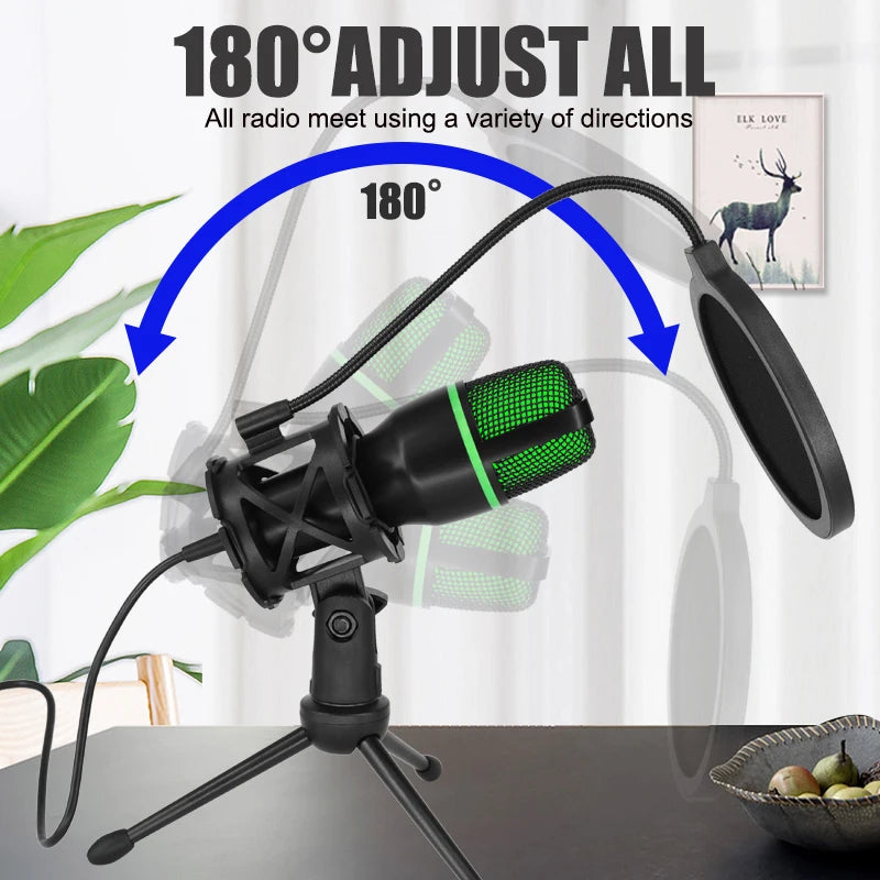 USB Condenser Desktop Microphone