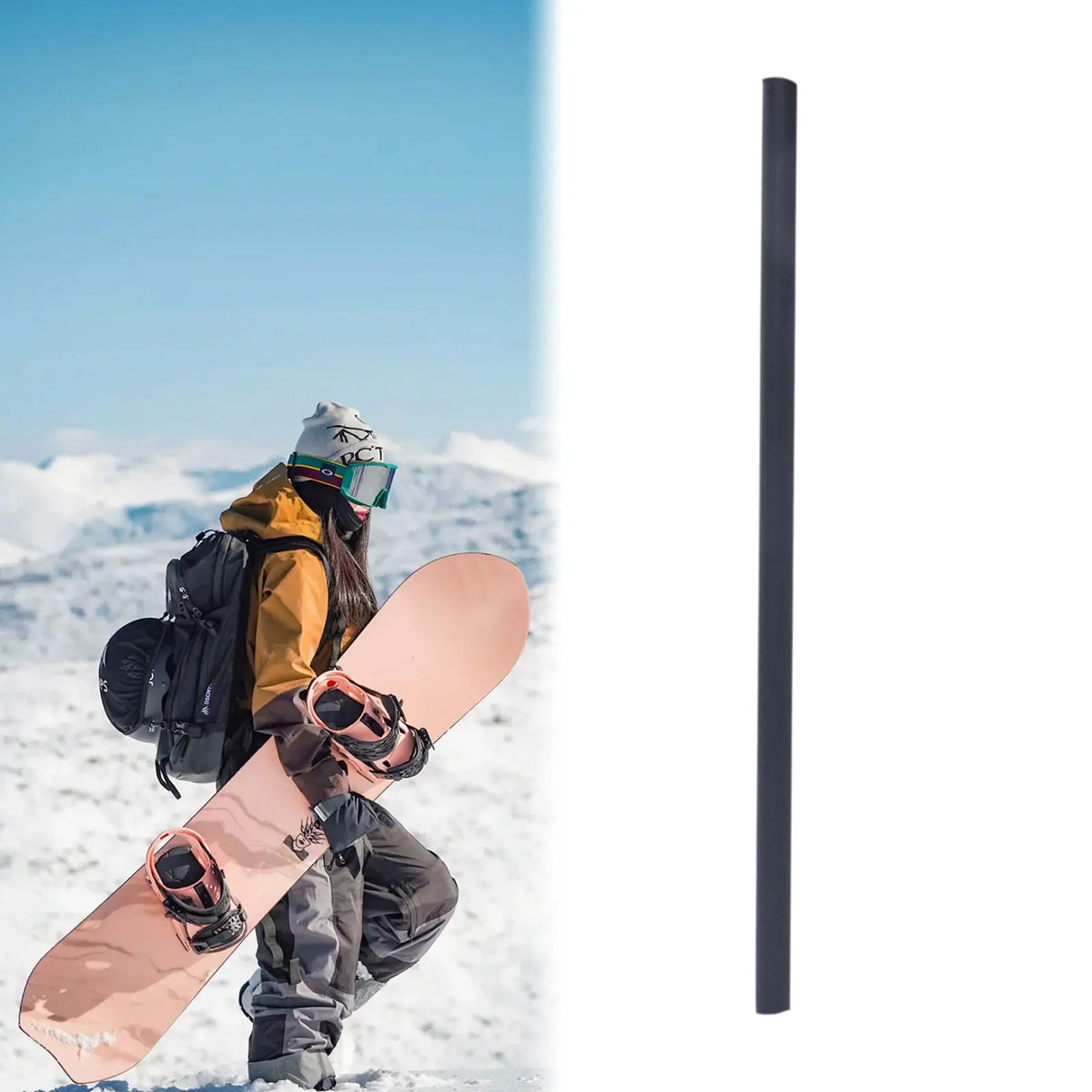 20 cm ski- og snowboardbasreparasjonsstokker
