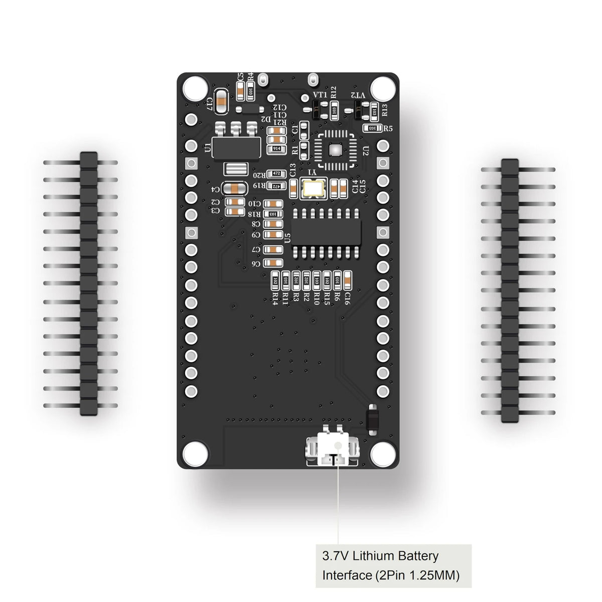 ideaspark® ESP32-kehityslauta 0.96 tuuman OLED-näytöllä, CH340, WiFi+BLE langaton moduuli, Micro USB for Arduino/Micropython