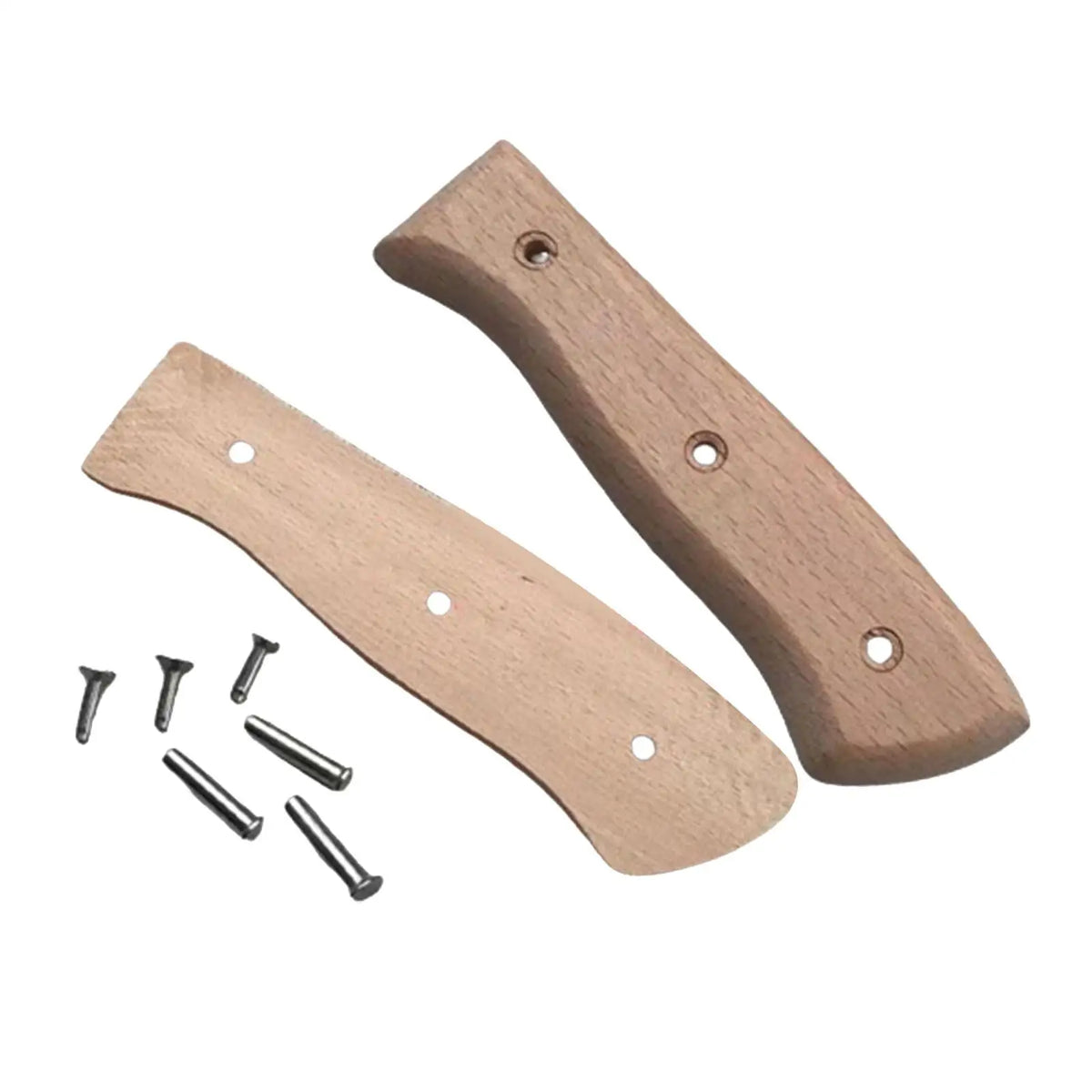 Set di manici sostituzione in legno per coltello da cucina, 13 cm