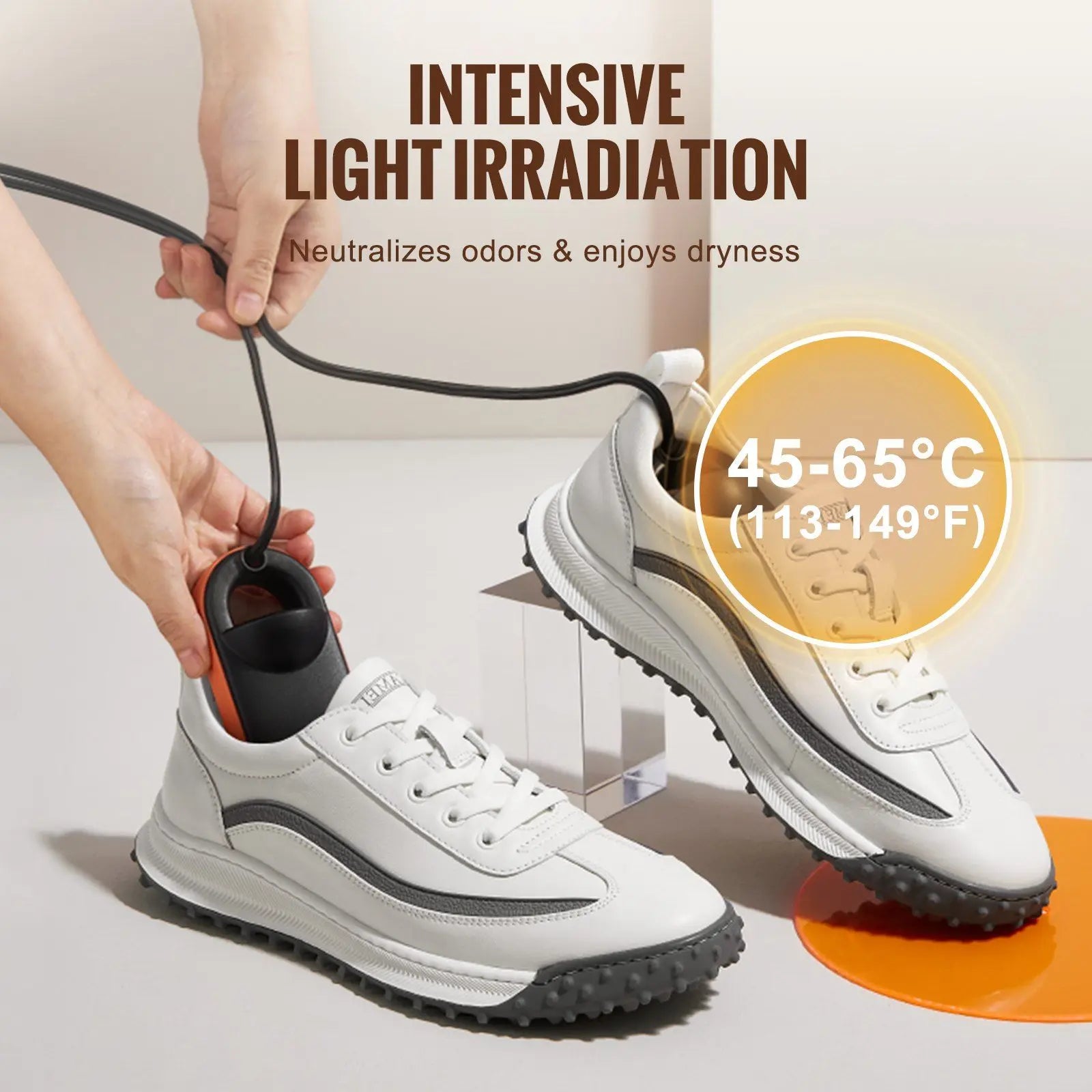Portable Electric Shoe Dryer & Deodorizer for Boots and Shoes