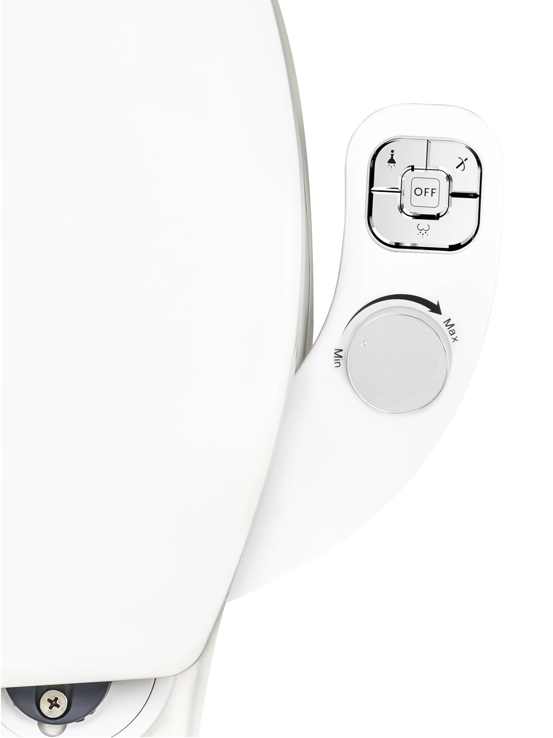 SAMODRA Button Bidet Non‑Electric Doppio Ugello Accessorio per WC