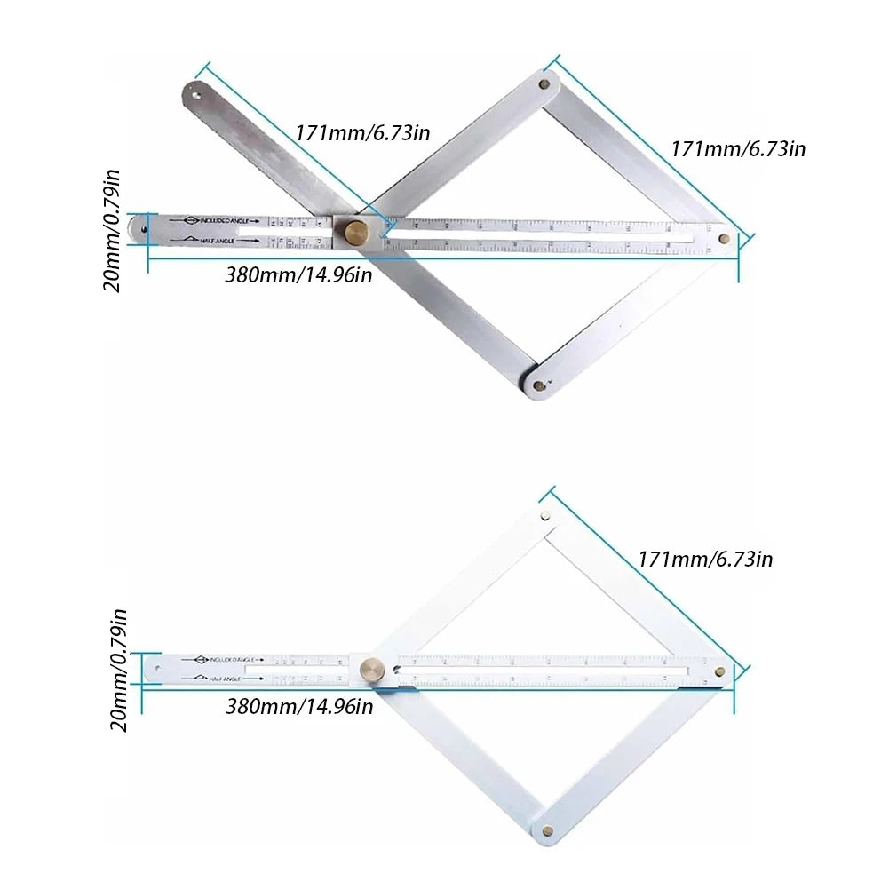 Aluminium-Winkelmesser