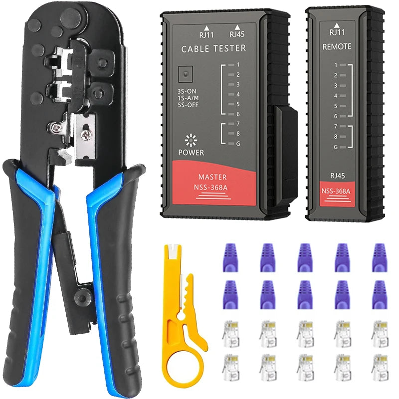 RJ45 Network Cable Crimping Tool - Kit Options