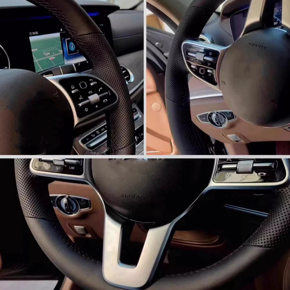 Microfiber Leather Car Steering Wheel Cover For Toyota RAV4 AX50 Corolla G12 Axio Altis Camry Xv70 Avalon Steering Case