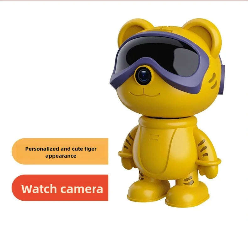 Caméra de surveillance intérieure sans fil 5MP WiFi Vision nocturne PTZ Son à deux voies Protection de sécurité HD Smart Home P6 Slite Robot Cam