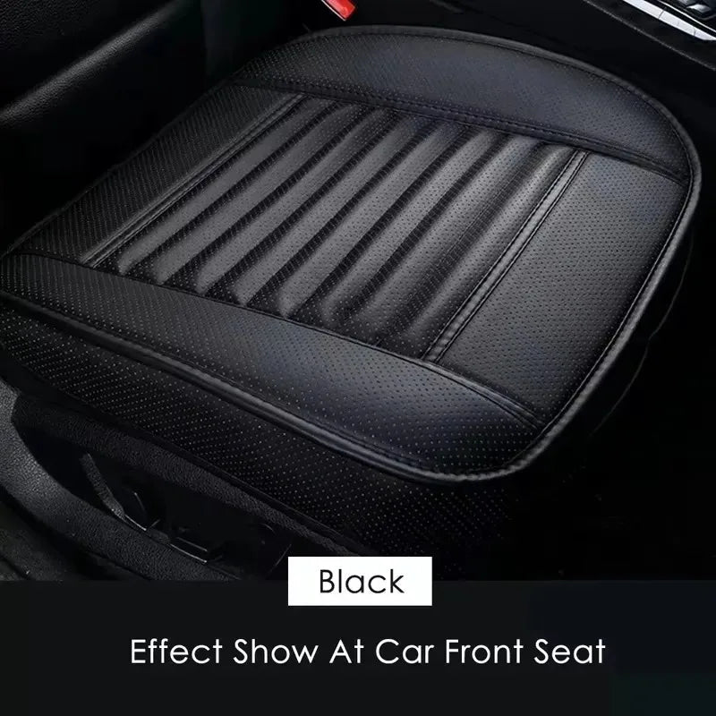 Car Seat Covers Protectors,Luxury PU Leather Breathable Car Interior Seat Cushion Pad Mat for Sedan SUV Truck Jeep Mini Van