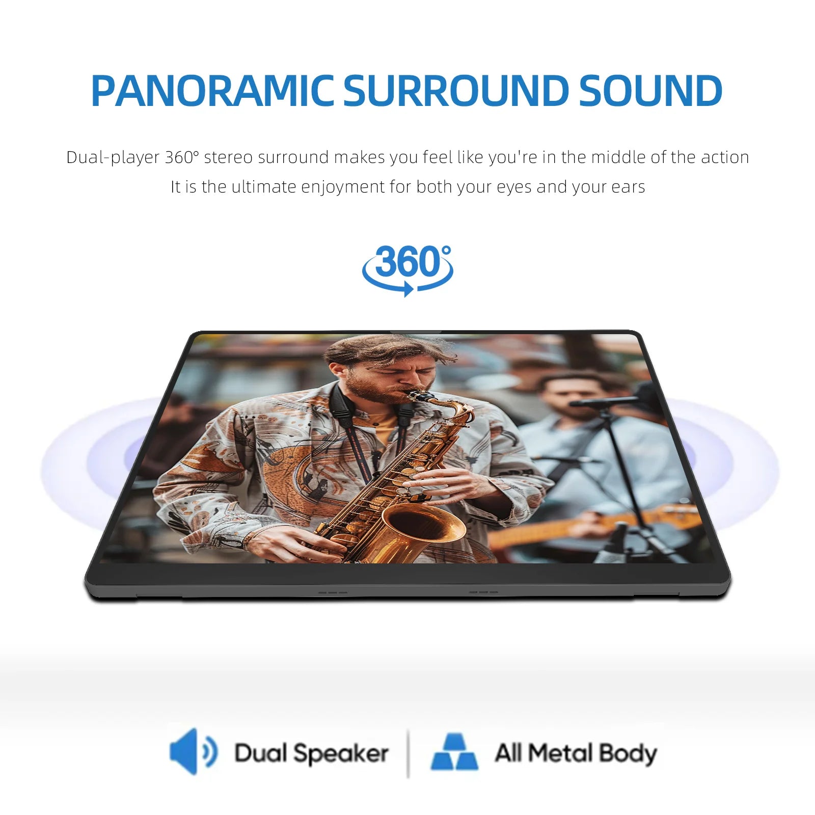 Přenosný IPS monitor ZSUS 10,5 palce 1280P