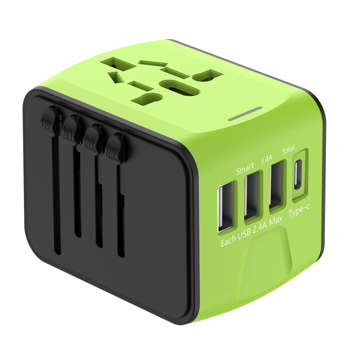 Universal Travel Adapter with USB Charging Ports