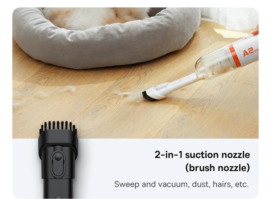6000Pa Cordless Handheld Vacuum for Car & Home Cleaning