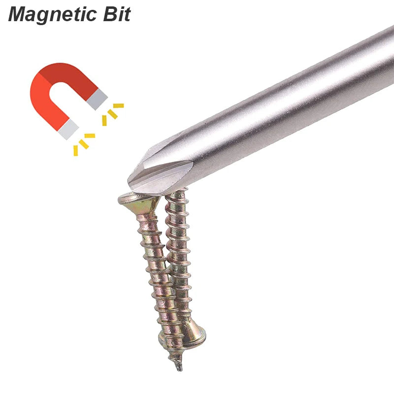 Screwdriver Bit Torx Slotted Phillips Square Socket Tip Magnetic Head 1/4 Shank For Power Drill Tool Precision Screw Driver Bat