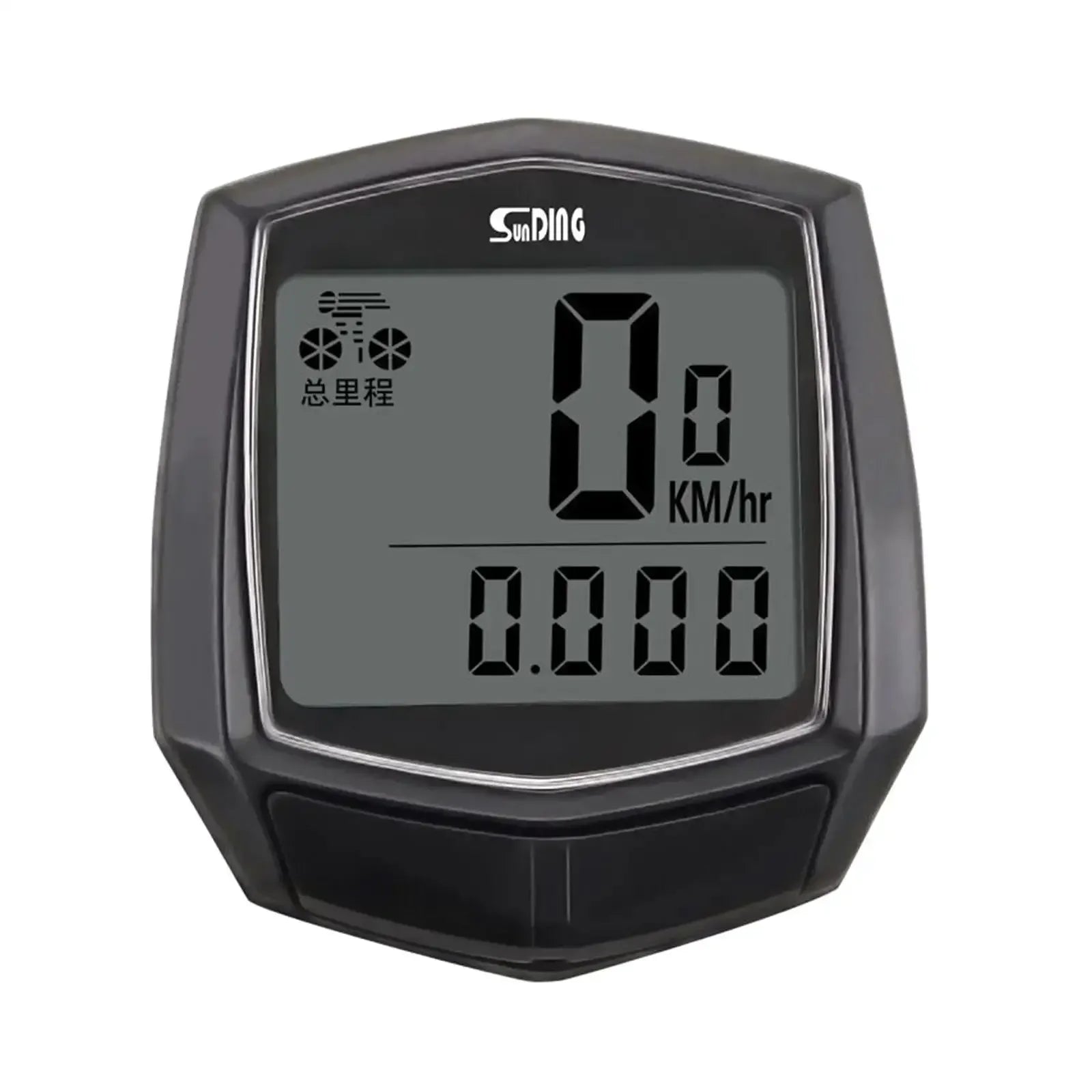 Bicycle Cycling Computer LCD Display Wired Odometer 15 Kinds of Functions Accurate Recording Auto Sleep Replaceable Battery
