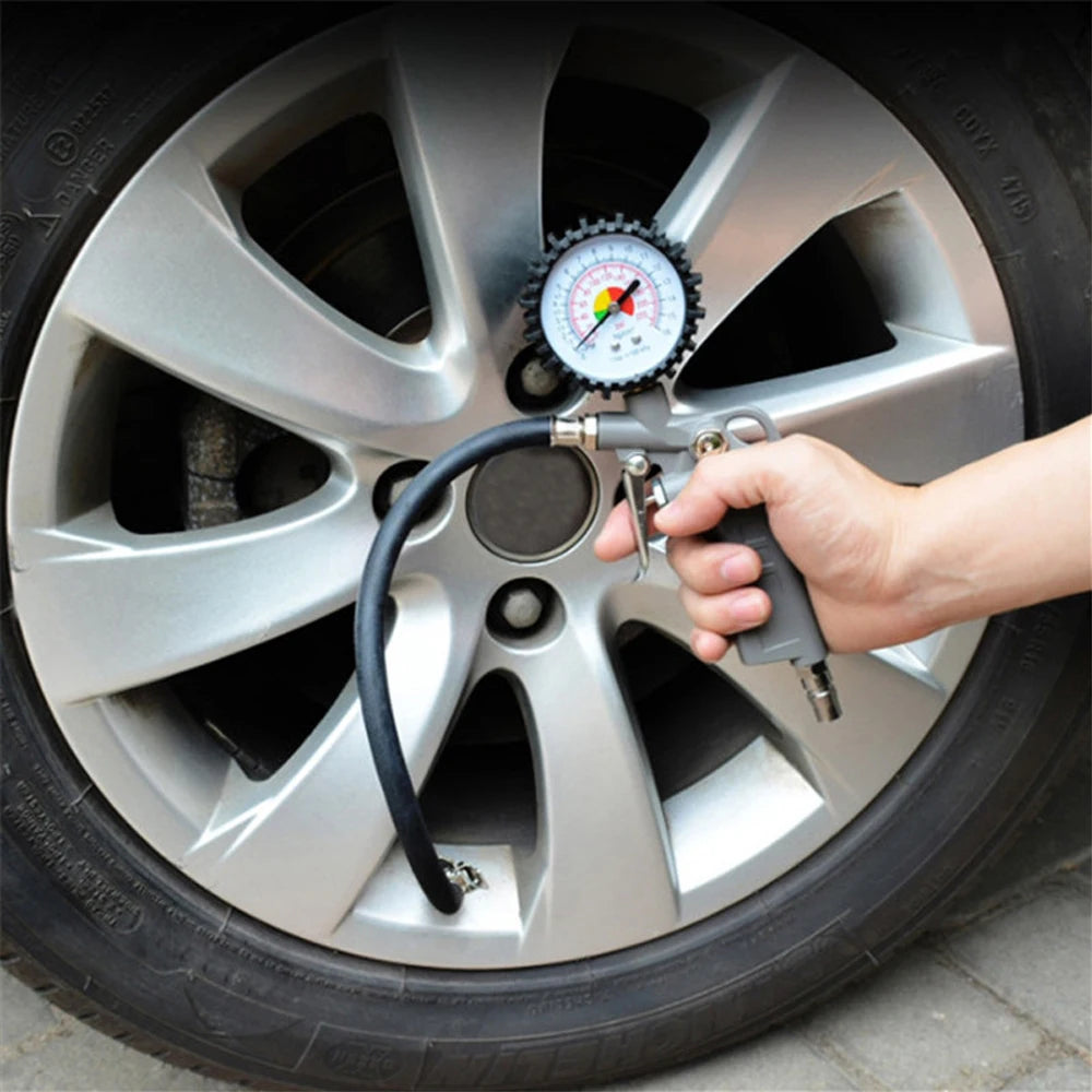 38 cm Tire Inflator Hose with Locking Air Chuck