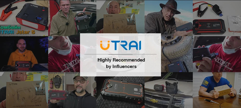 UTRAI 27000mAh Car Jump Starter Power Bank 6000A