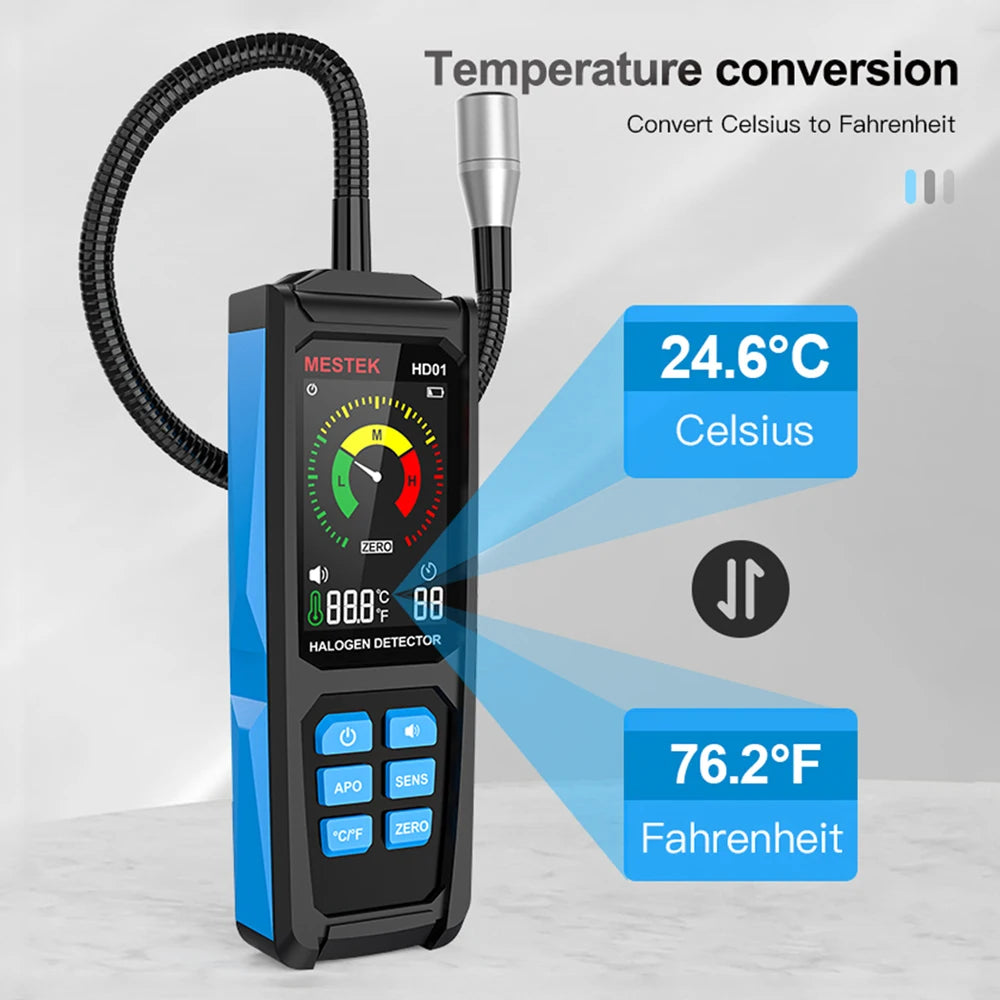 HD01 Handheld Refrigerant Leak Detector