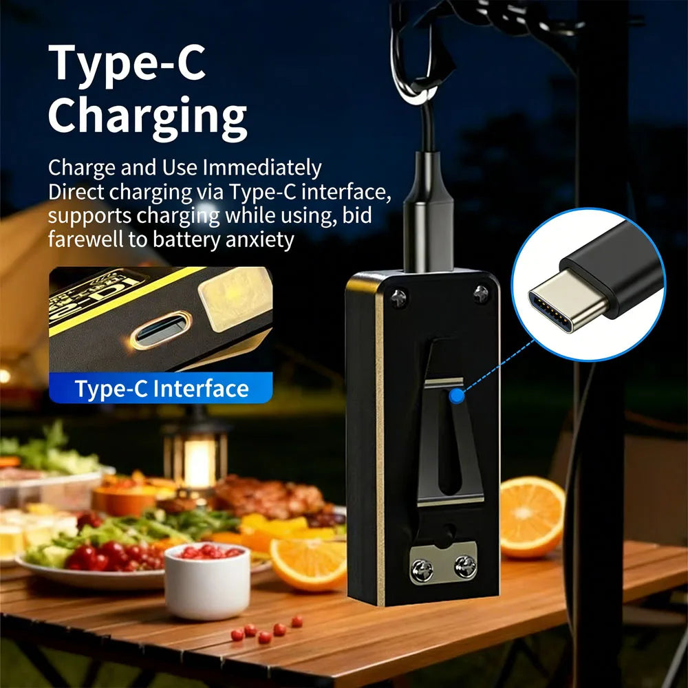 Mini Rechargeable Clip Light with Magnet