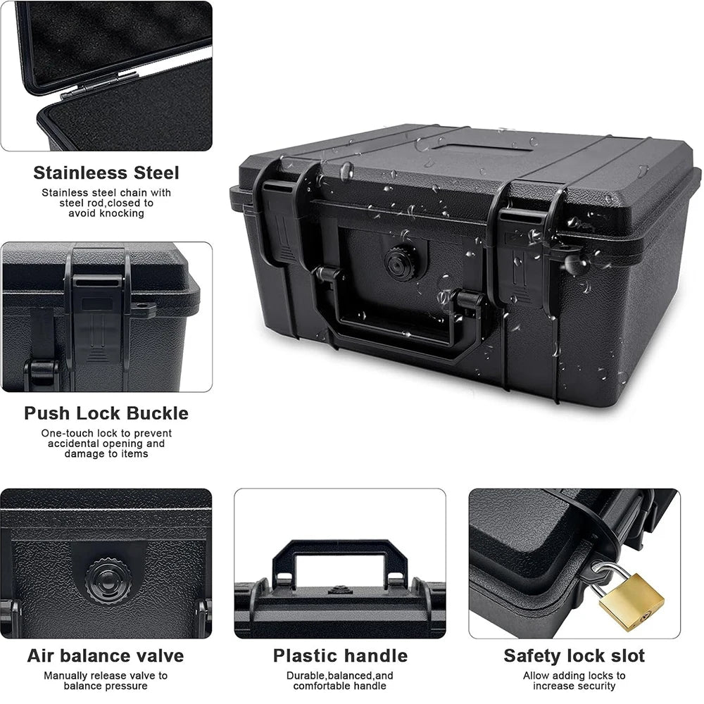 Hard Carrying Case with Cuttable Foam