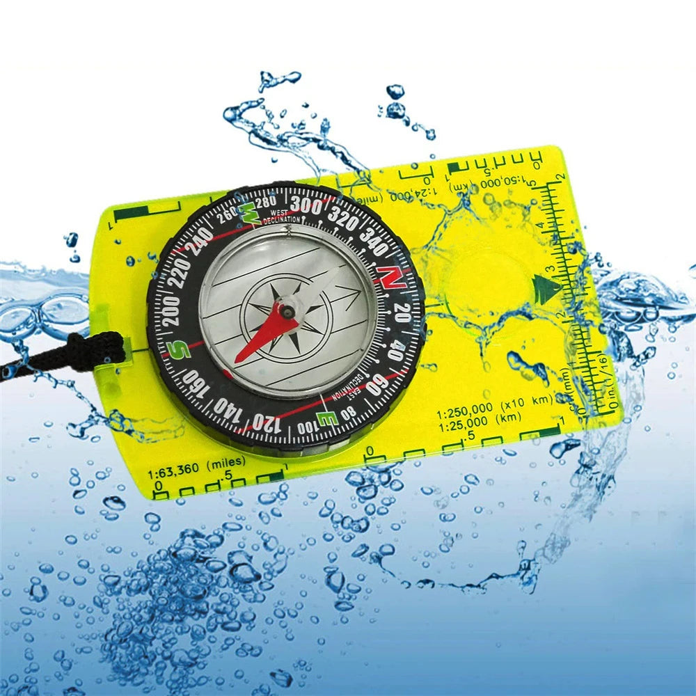 Map-Reading Compass with Lanyard