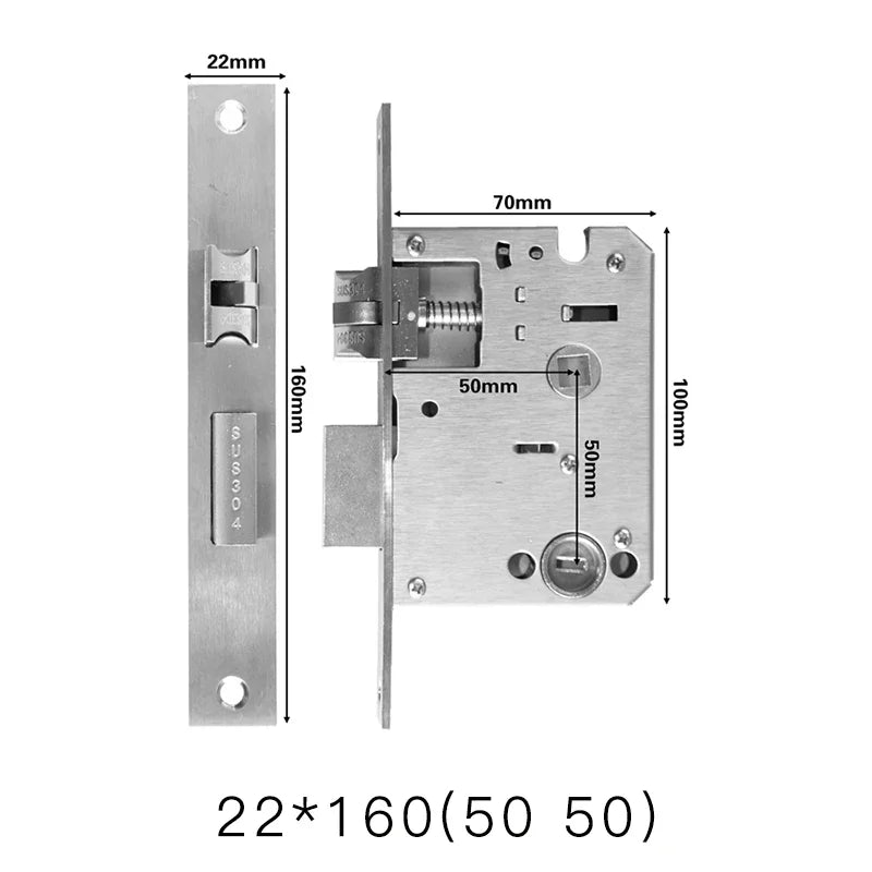 Mortise Lock Body for Compatible Smart Locks