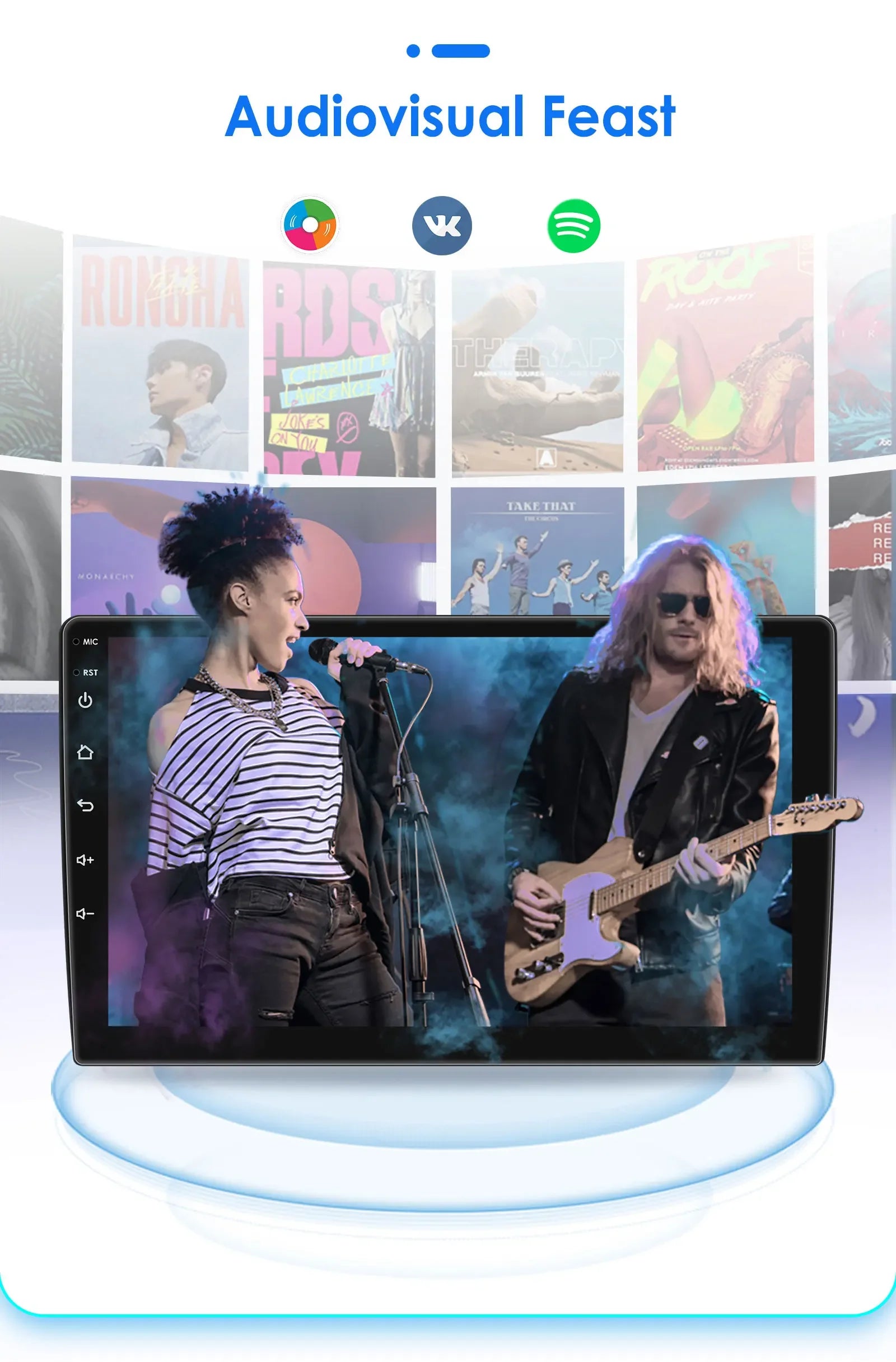 Android 13 Car Radio with CarPlay for Volkswagen Vehicles