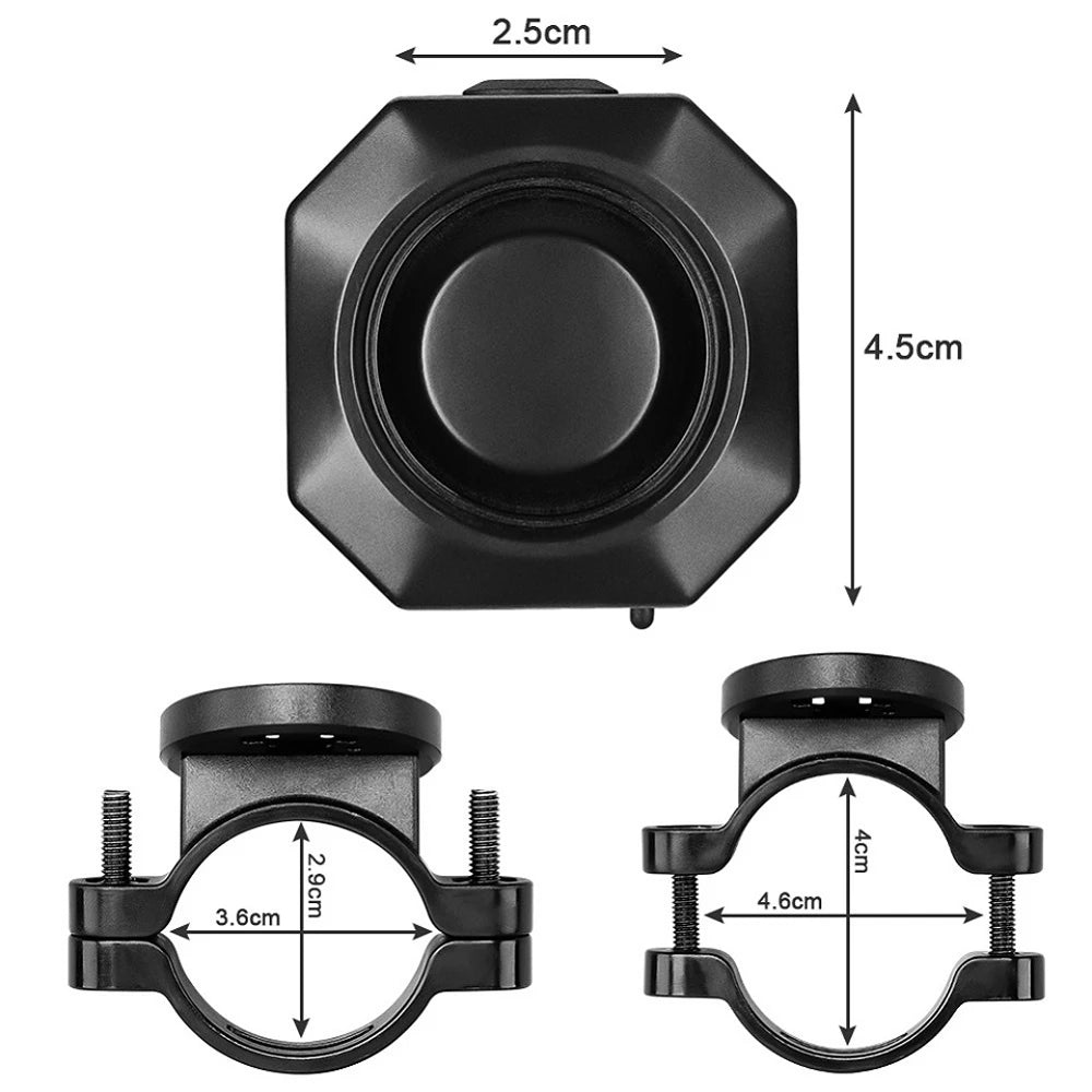 Wireless Bike Alarm with Remote, 110dB Motion Sensor Anti-Theft
