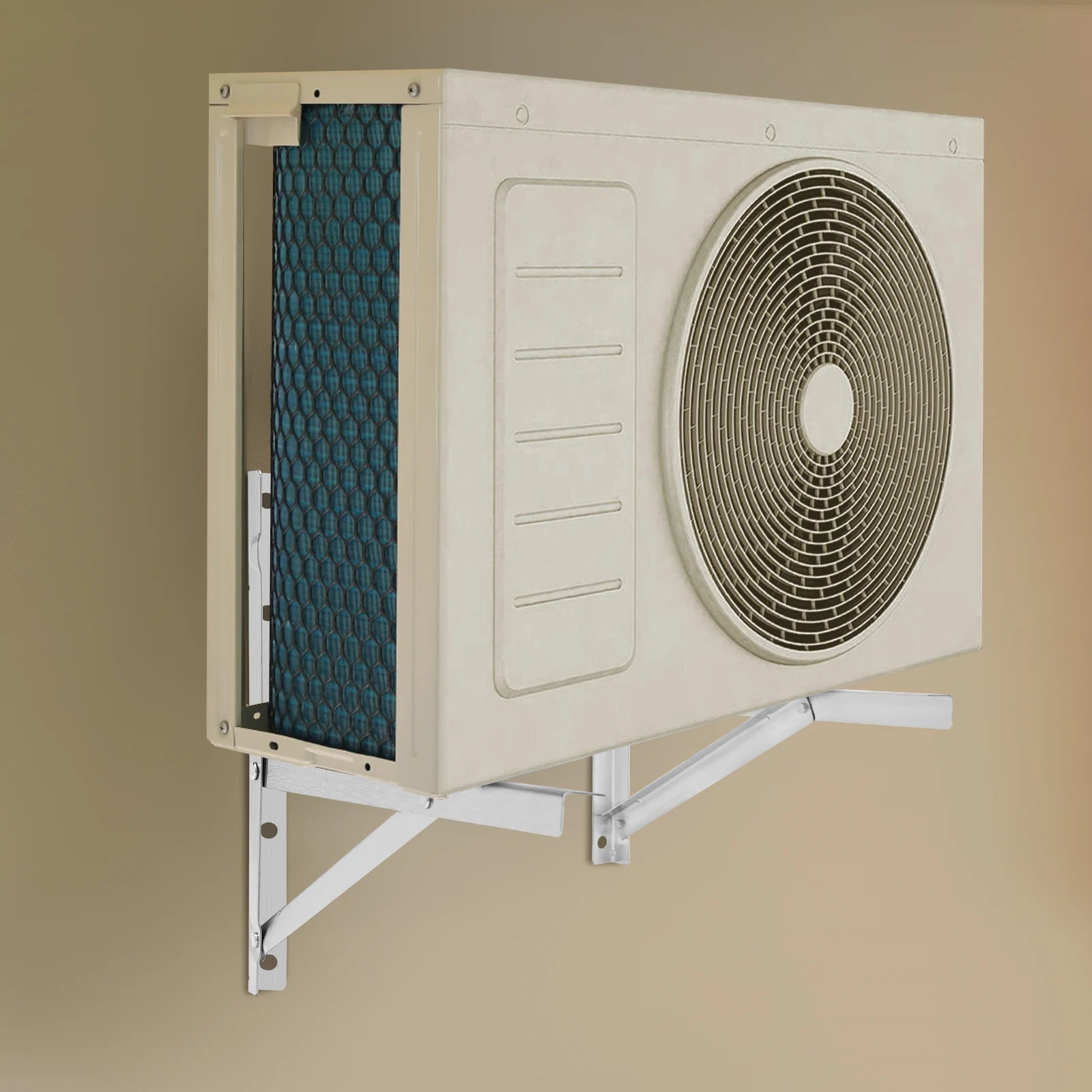 Set staffa per condizionatore da parete, acciaio inox resistente, capacità 440 libbre