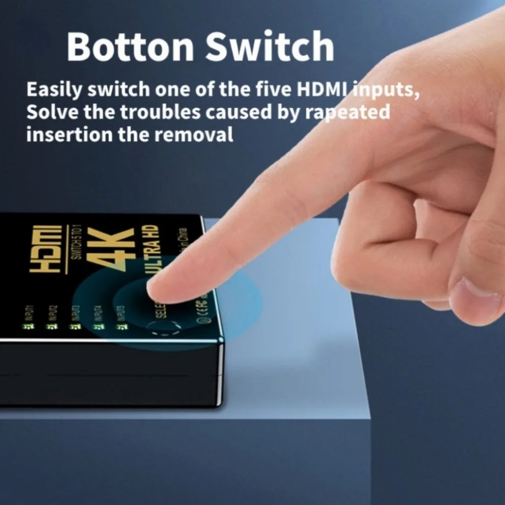 HDMI Source Switch - Three or Five Inputs