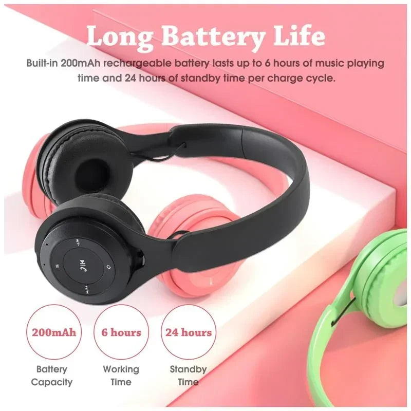 Bluetooth-over-ear-koptelefoon met microfoon