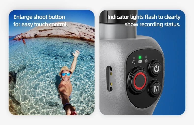 GoPro için Kablosuz Kumandalı Su Altı Selfie Çubuğu