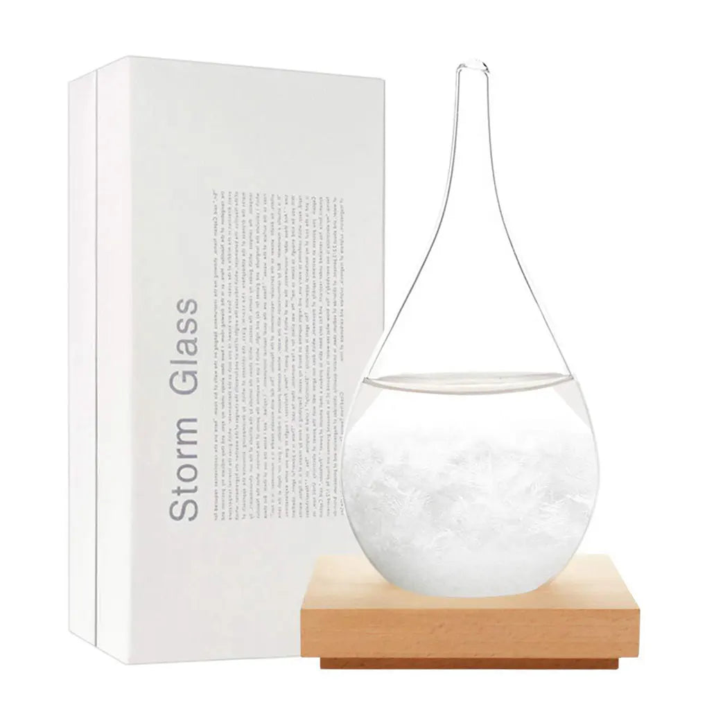 Ornament de birou din sticla Droplet Storm - 12 x 6 cm