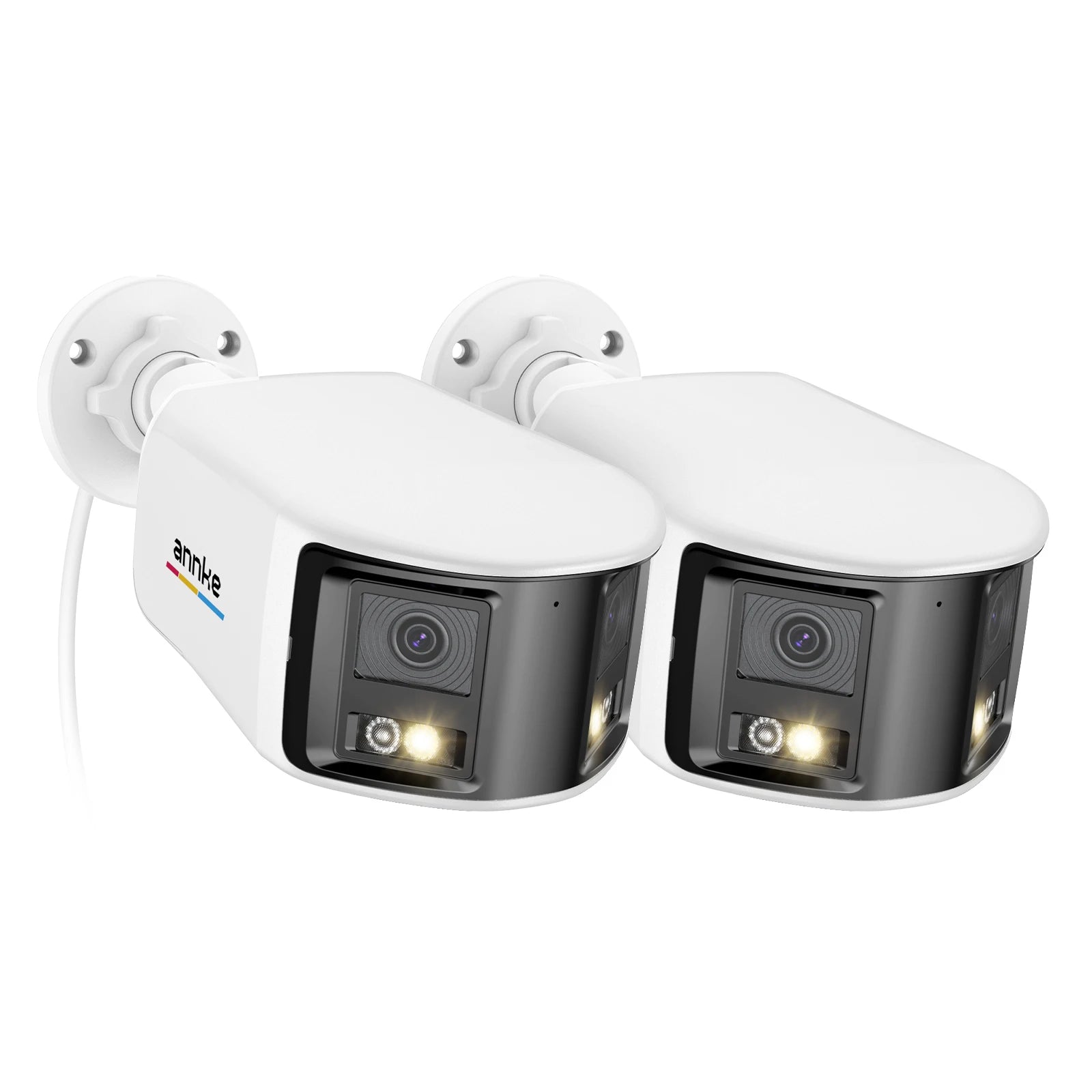 ANNKE 3K Dual-Lens 180° Wired Security Camera with Full Color Night Vision