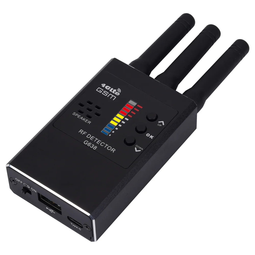 Latest Hot Sale G638 Anti Spy Detector Hidden Camera Infrared Scanner WiFi Bug Finder Wireless RF Signal GSM GPS Tracker Mini Le