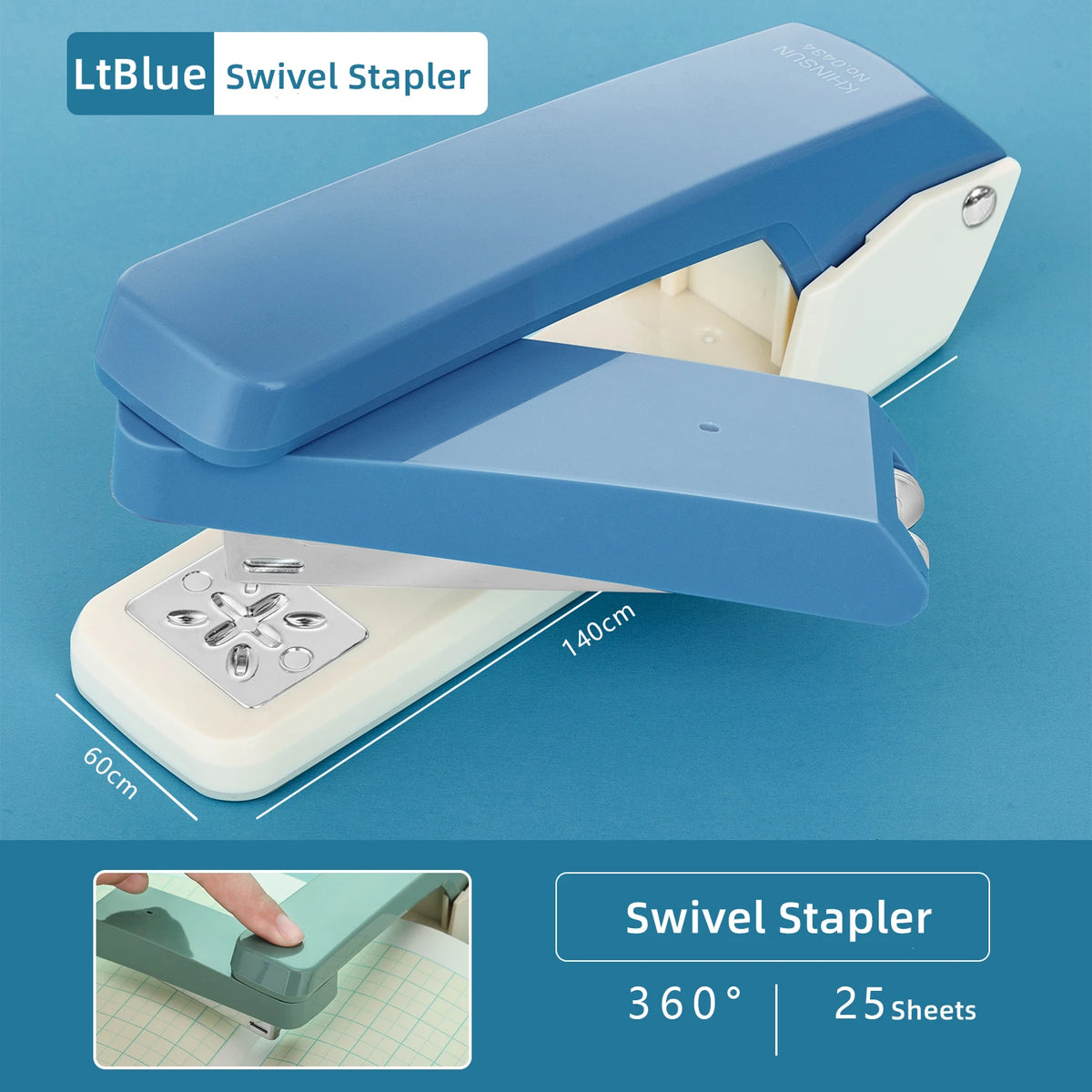Swivel Manual Stapler for 24/6 Staples