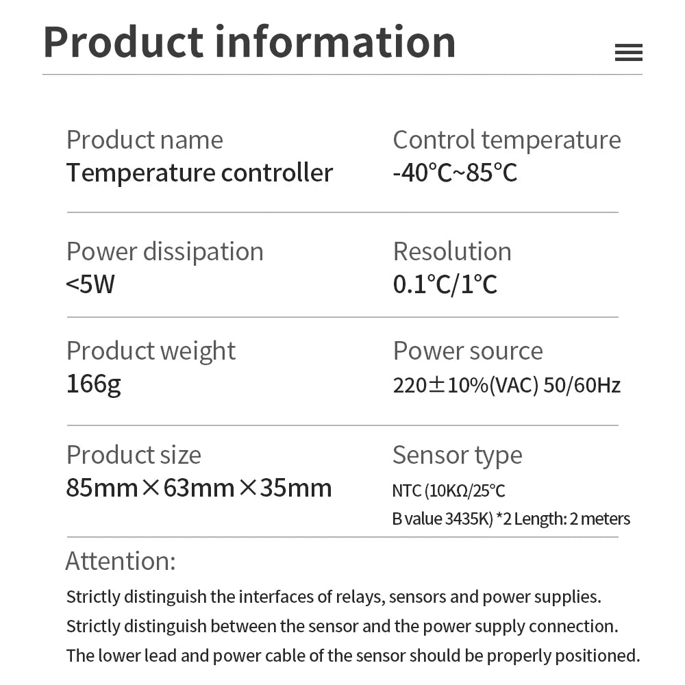 EK-3010 or EK-3030 Temperature Controller