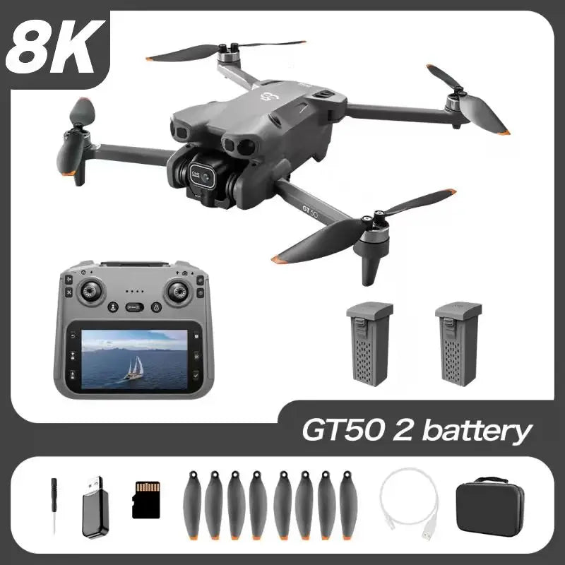 Lenovo GT50 8K Drone with 360° Obstacle Avoidance & 3KM Range