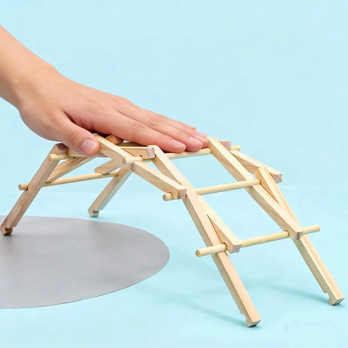 Wooden Arch Bridge Construction Model Kit