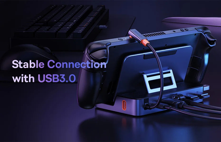 6-in-1 USB-C Dock für Steam Deck & Switch mit 4K HDMI