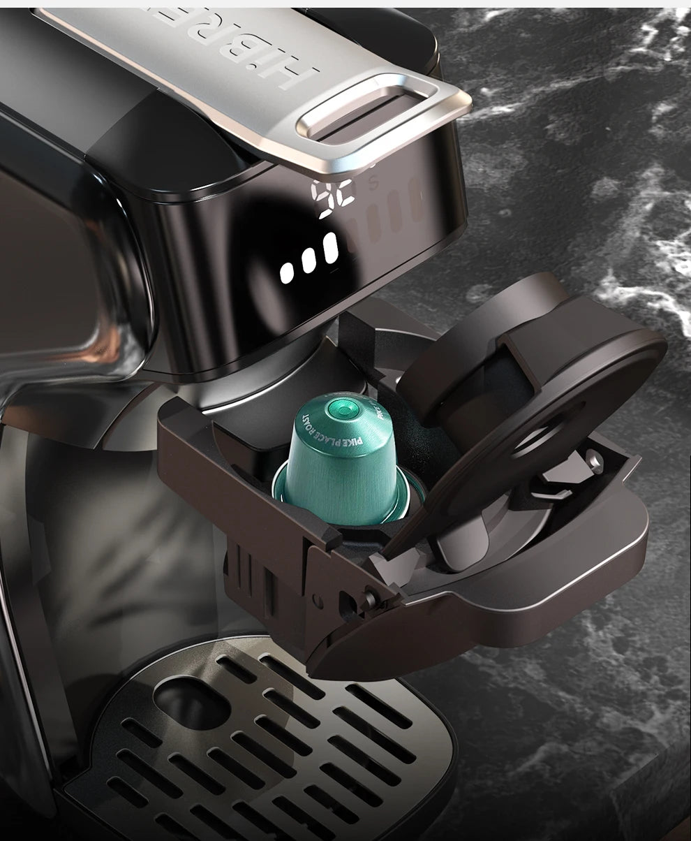 HiBREW 6‑in‑1 Capsule Coffee Machine for Hot & Cold Espresso