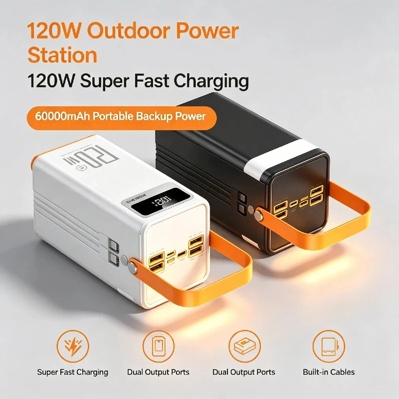 Portable Power Bank - Capacity Options