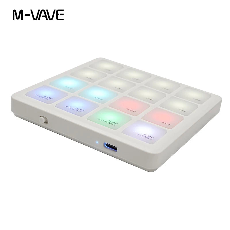 SK-16 draagbare MIDI-padcontroller