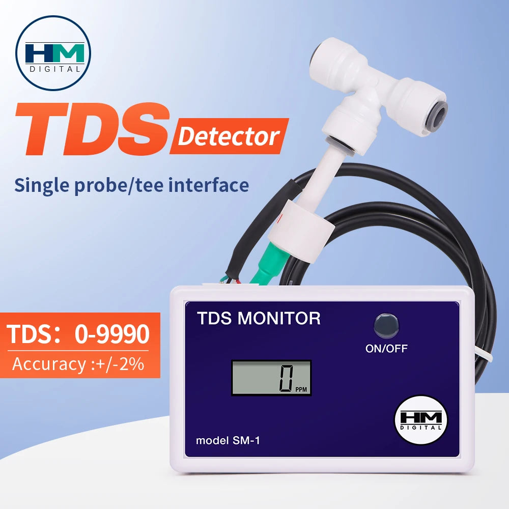 Inline TDS- en EC-watermonitoropties