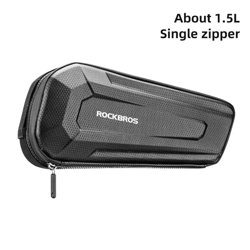 Hard Shell Bicycle Top Tube Bag 1.5L Waterproof