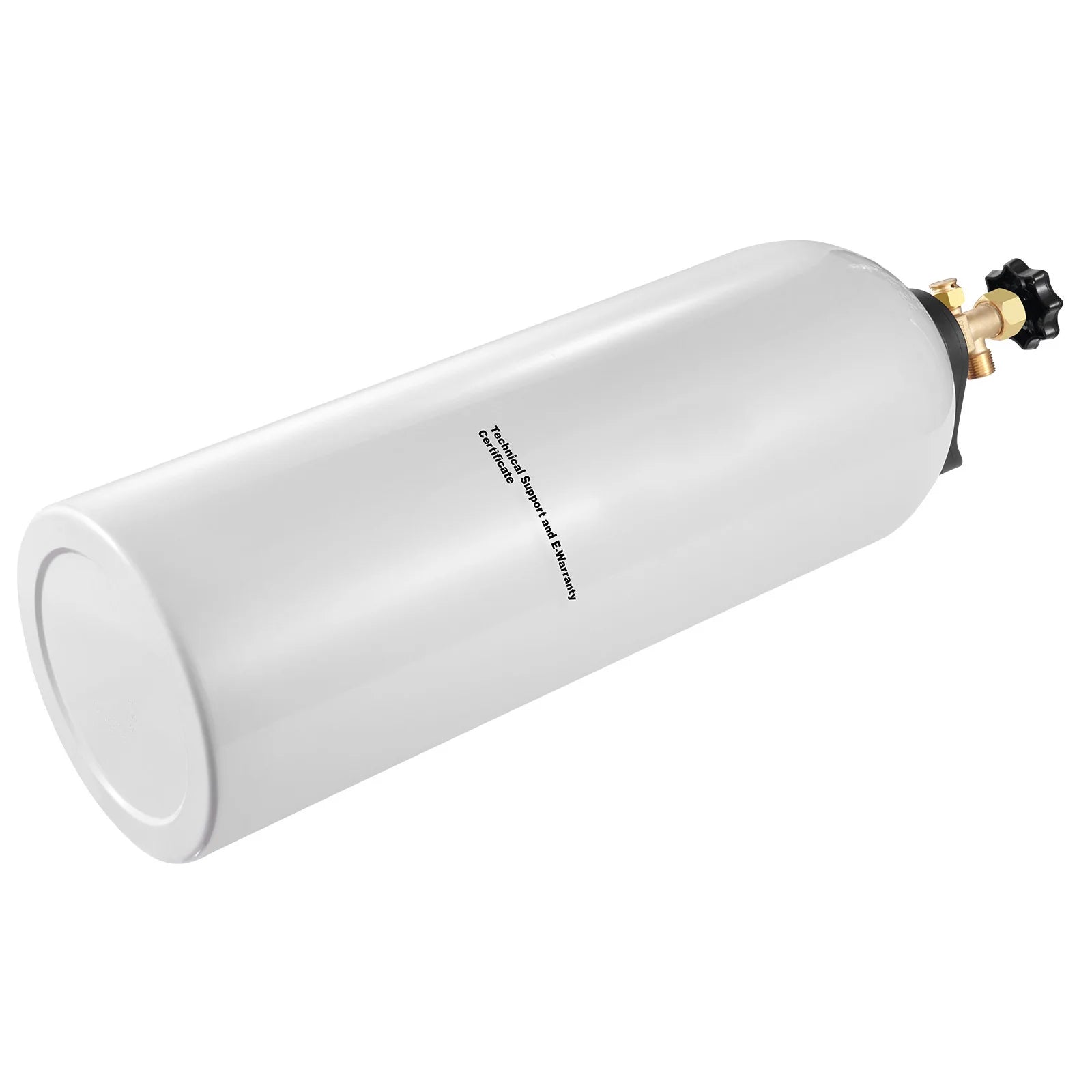 Δοχείο CO2 αλουμινίου 20 lb με βαλβίδα CGA320 για χρήση σε μπύρα και αναψυκτικά
