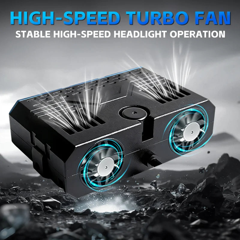 New Triple Lens LED Spotlight LED Headlight Universal Grille Light Car Accessories For Car Motorcycle OFF-Road SUV ATV