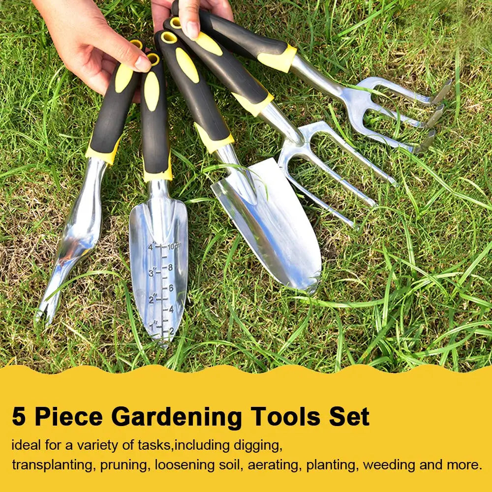 Garden Hand Tools, Individual or Five-Piece Set
